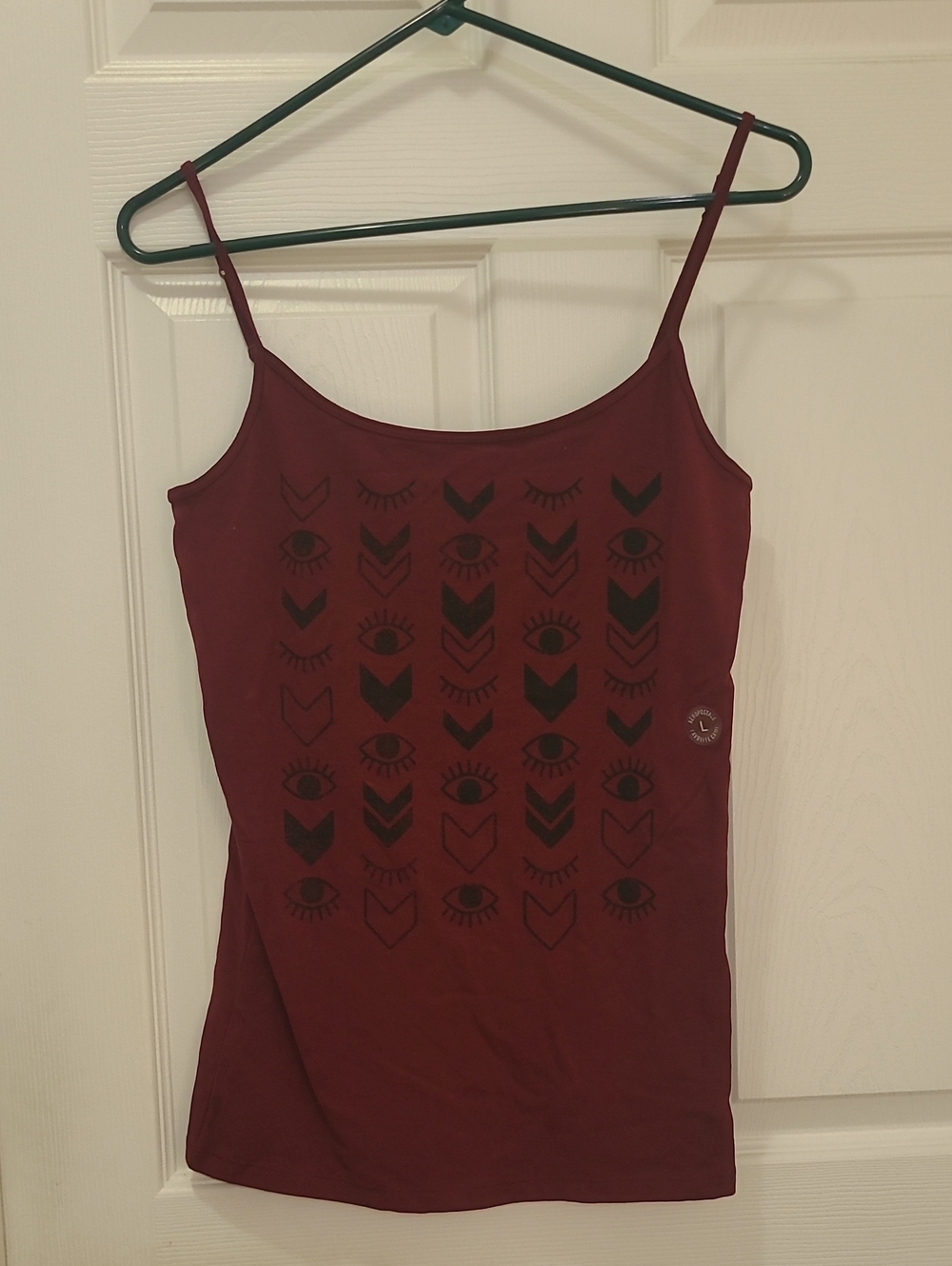 Women’s Maroon Graphic Cami Tank Top